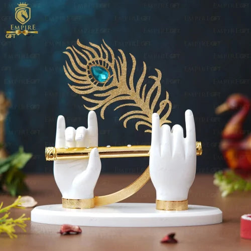 Divine Lord Krishna Hand Idol with Flute